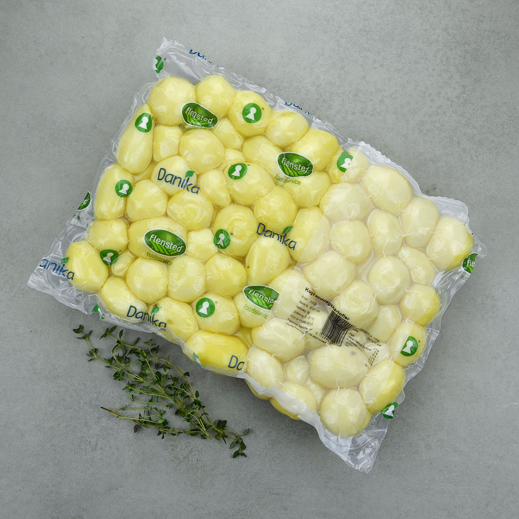 Forkogte kartofler vakuumpakket 3 kg. Kartofler og rodfrugter Madkurven.dk