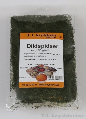 Dildspidser 35 g Tørrede krydderurter Madkurven.dk