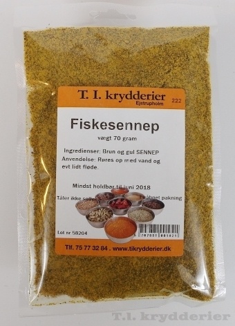 Fiske sennep 70 g Krydderiblandinger Madkurven.dk
