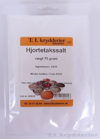 Hjortetakssalt 75 g Diverse krydderier Madkurven.dk