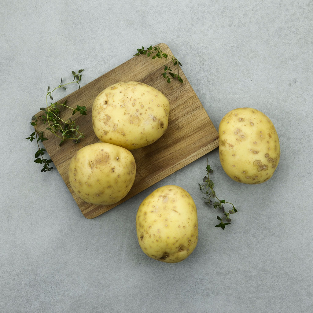 Økologiske Bagekartofler 1 kg. Kartofler og rodfrugter Madkurven.dk