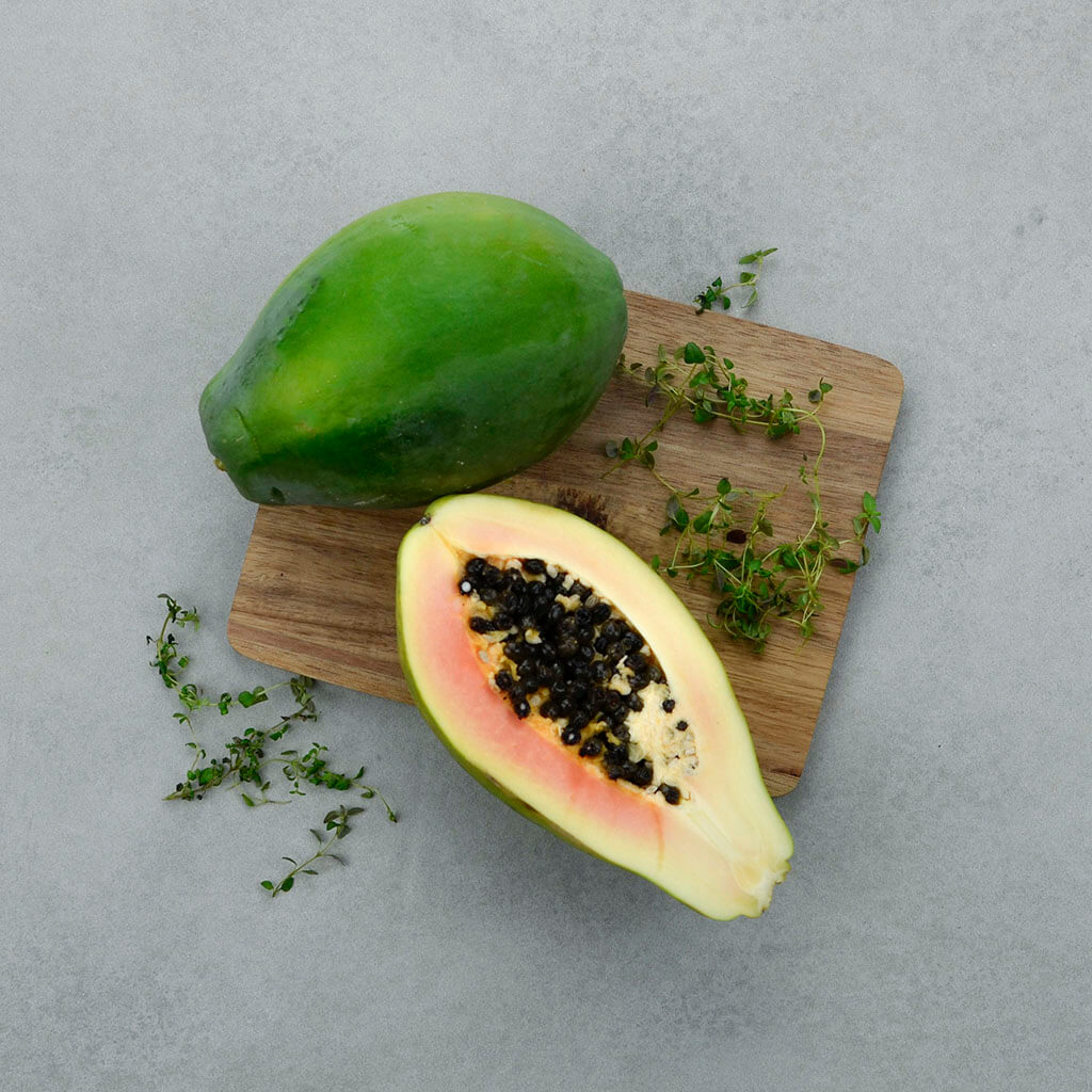 Papaya 1 stk. Eksotiske frugter Madkurven.dk