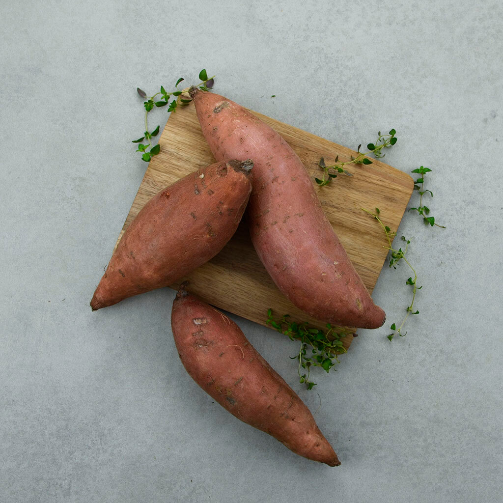 Søde kartofler 1 kg. Kartofler og rodfrugter Madkurven.dk